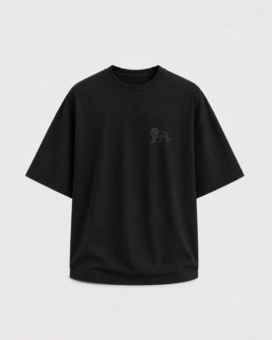 Black Panther Primal Lines Oversized Tee